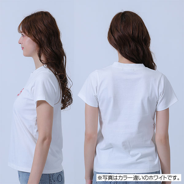 チェーンステッチ Tシャツ（ピンク）