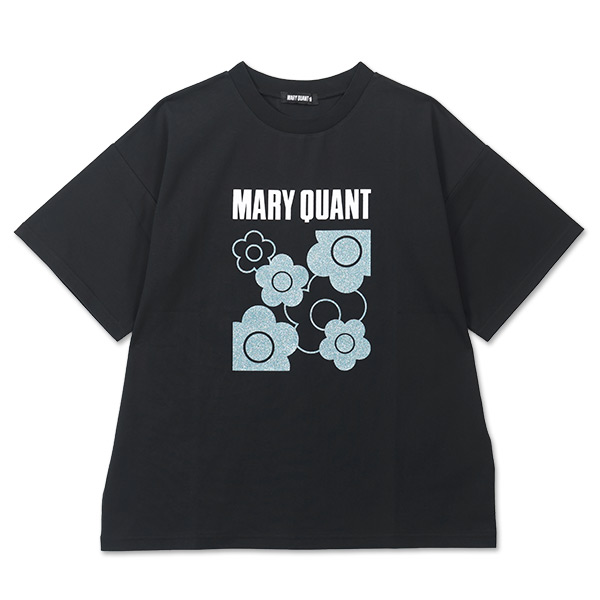ラメデイジー Tシャツ（ブラック）