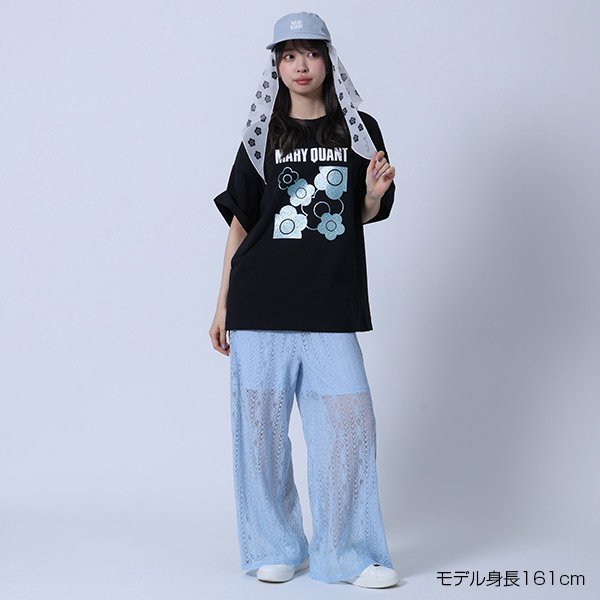 ラメデイジー Tシャツ（ブラック）