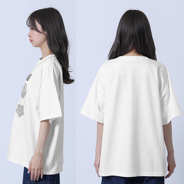 ラメデイジー Tシャツ（ホワイト）