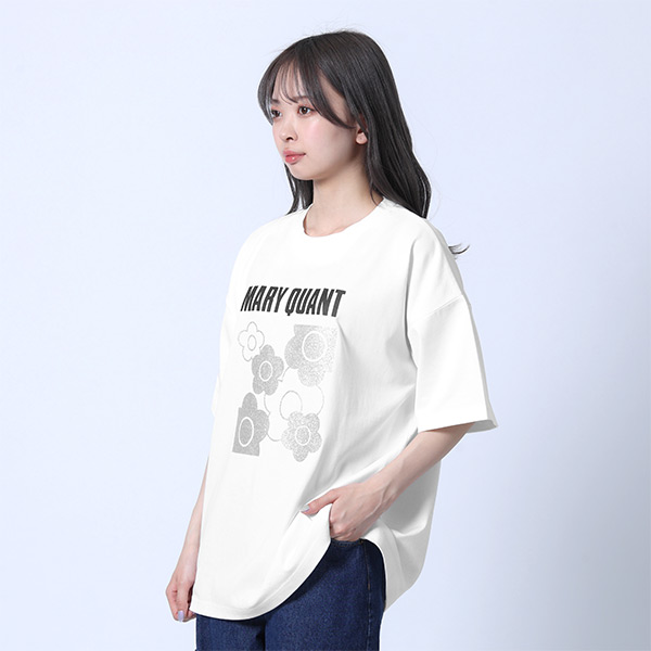 ラメデイジー Tシャツ（ホワイト）