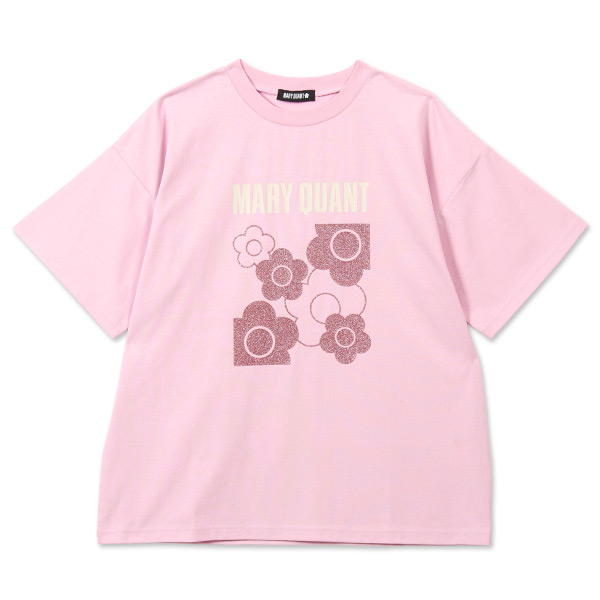 ラメデイジー Tシャツ（ピンク）