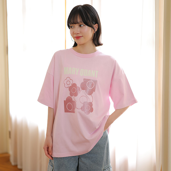 ラメデイジー Tシャツ（ピンク）