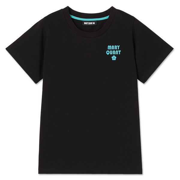 レトロロゴプリント Tシャツ（ブラック）