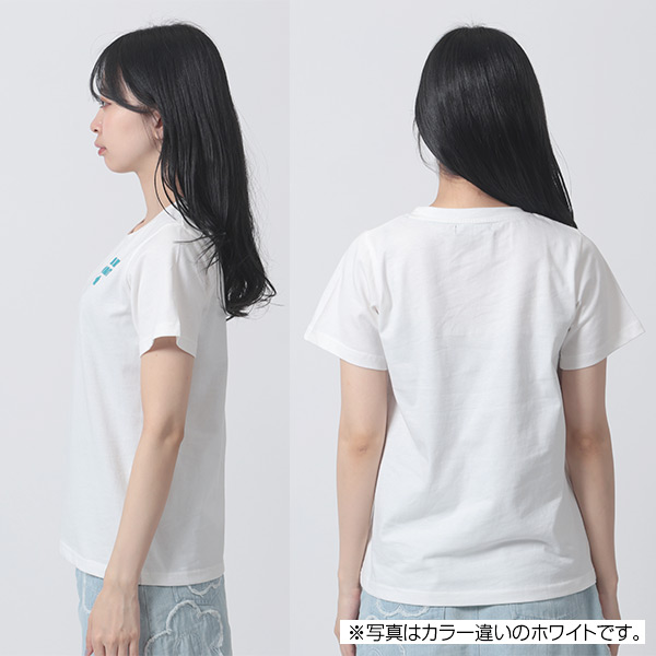 レトロロゴプリント Tシャツ（ブラック）