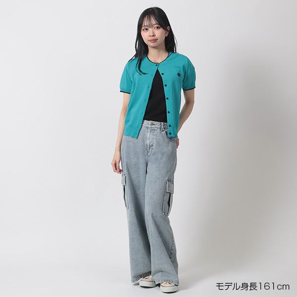 レトロロゴプリント Tシャツ（ブラック）