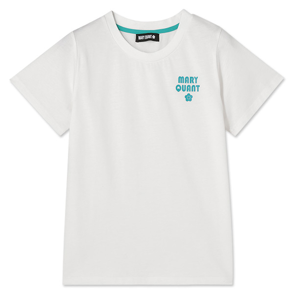 レトロロゴプリント Tシャツ（ホワイト）