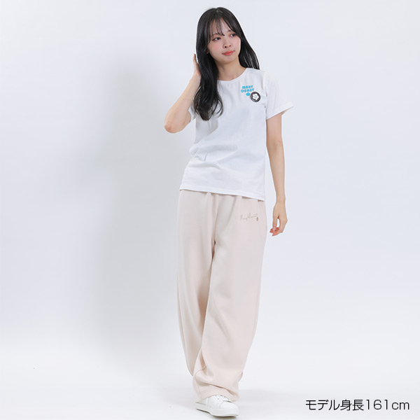 レトロロゴプリント Tシャツ（ホワイト）