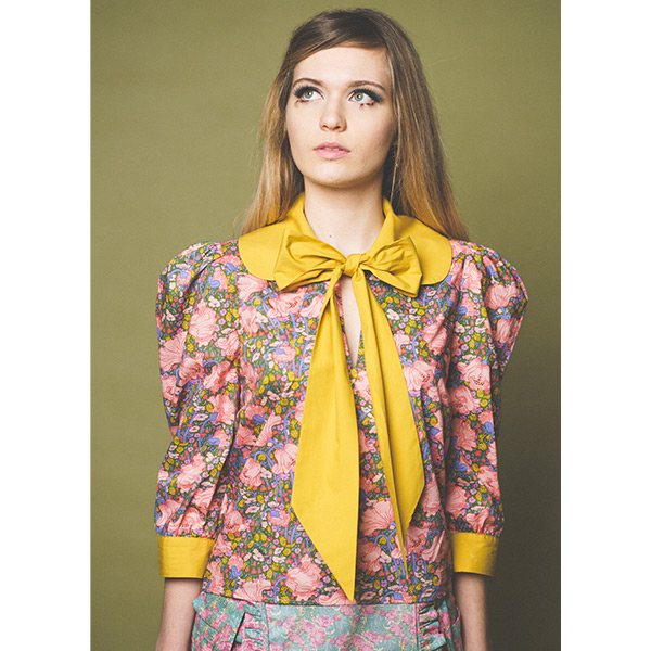O Pioneers × MARY QUANT リボン ブラウス