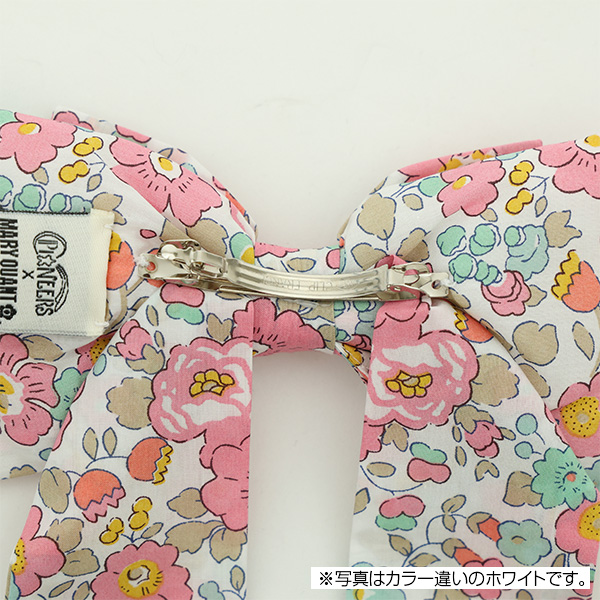 O Pioneers × MARY QUANT リボン バレッタ（レッド）