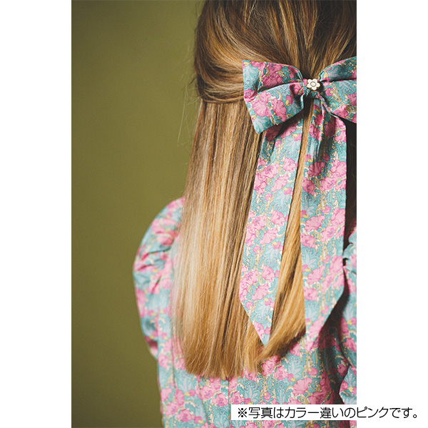 O Pioneers × MARY QUANT リボン バレッタ（グリーン）