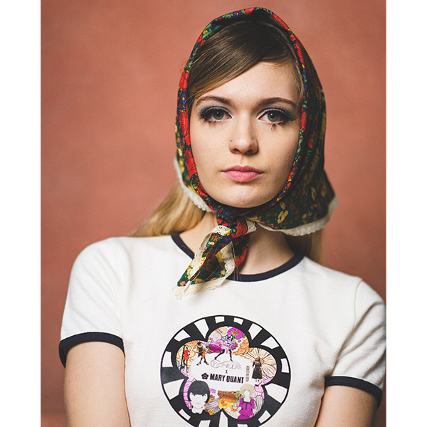 O Pioneers × MARY QUANT スカーフ（グリーン）