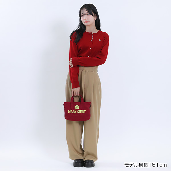 タックワイド パンツ（ベージュ）