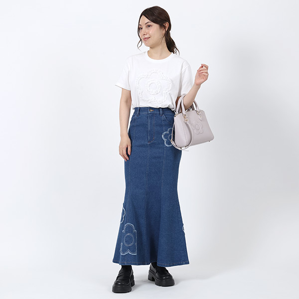 デイジーバックル 2WAYショルダー（ライラックグレー）