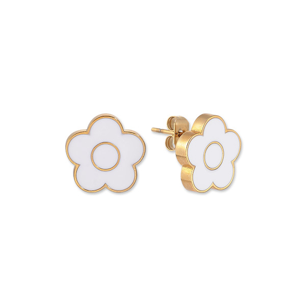 エポステンレス ピアス（ゴールド）