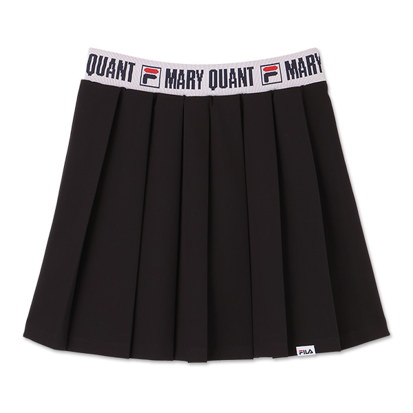 FILA × MARY QUANT プリーツミニ スカート（ブラック）