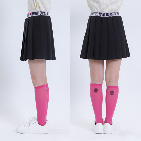 FILA × MARY QUANT プリーツミニ スカート（ブラック）