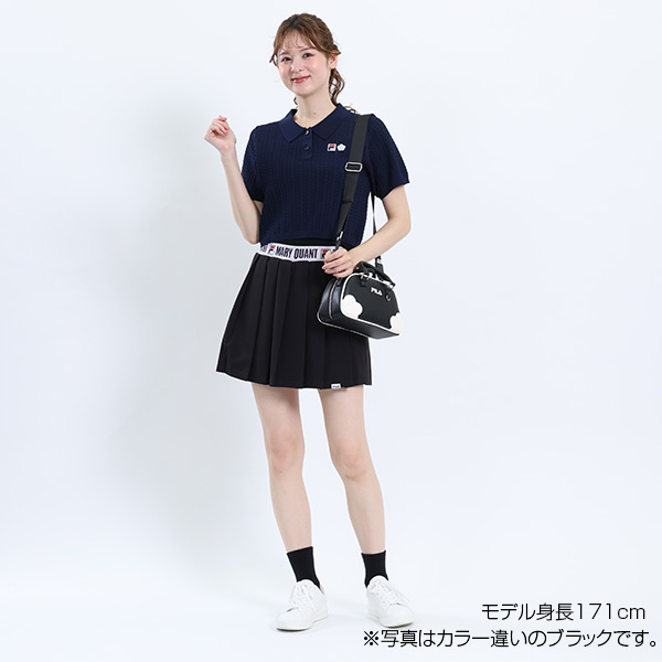 FILA × MARY QUANT プリーツミニ スカート（ホワイト）