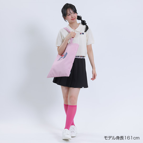 FILA × MARY QUANT クロッシェポロ プルオーバー（アイボリー）