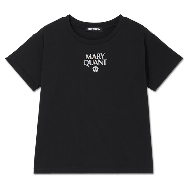 3Dロゴ刺繍 Tシャツ（ブラック）