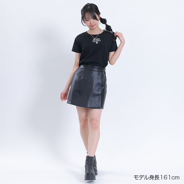 3Dロゴ刺繍 Tシャツ（ブラック）