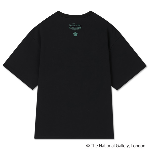 ファン・ゴッホデザイン Tシャツ（ブラック）