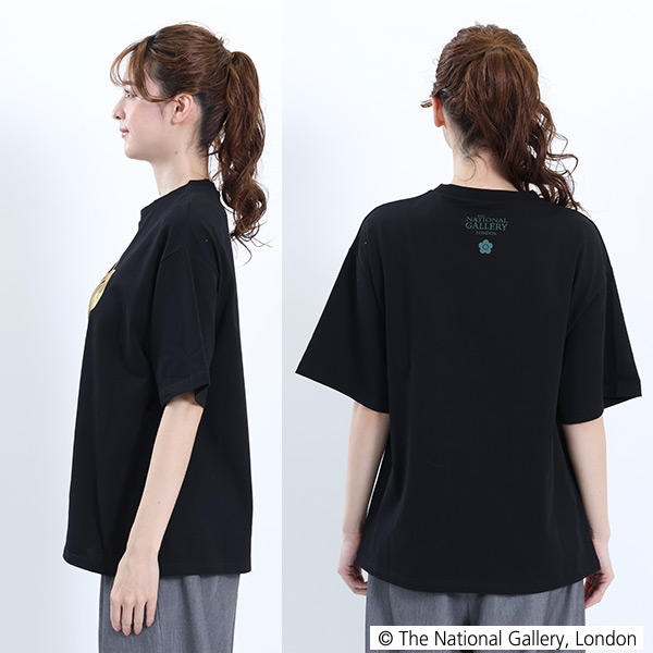 ファン・ゴッホデザイン Tシャツ（ブラック）