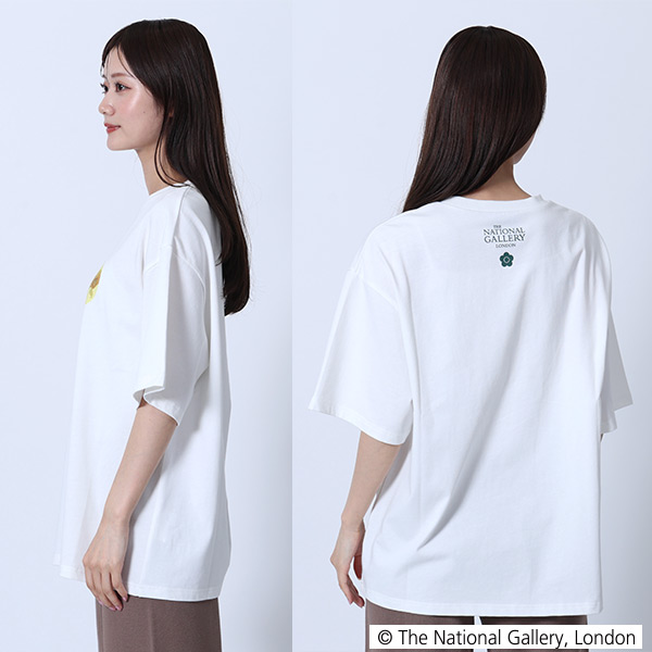 ファン・ゴッホデザイン Tシャツ（ホワイト）