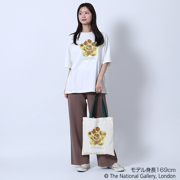ファン・ゴッホデザイン Tシャツ（ホワイト）