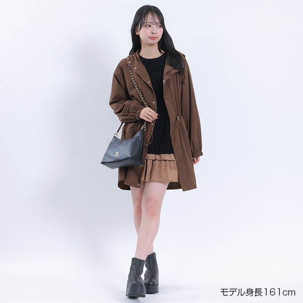 デイジーワンポイントモッズ コート（ブラウン）