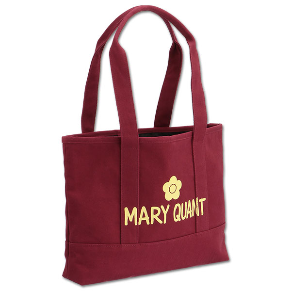 ペイントロゴキャンバス トート（ボルドー） | MARY QUANT ONLINE SHOP