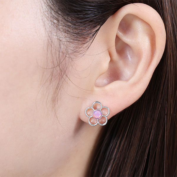 ソライロエポ ピアス（ピンク）