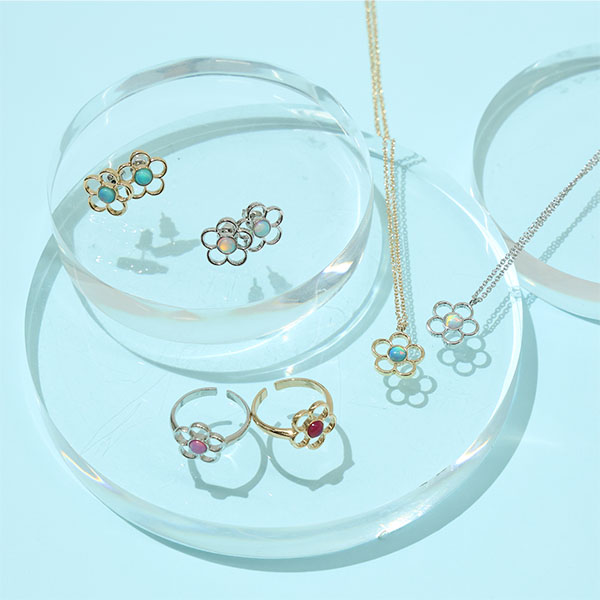 ソライロエポ ピアス（レッド）