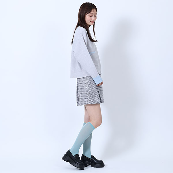 ラメハイ ソックス（ブルー）
