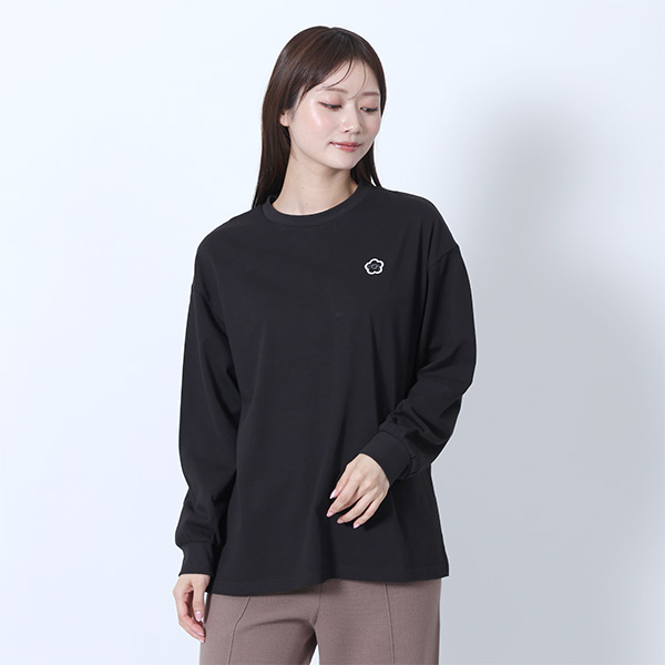 デイジーワッペンロング Tシャツ（ブラック）
