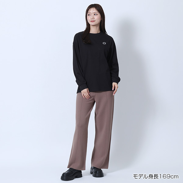 デイジーワッペンロング Tシャツ（ブラック）