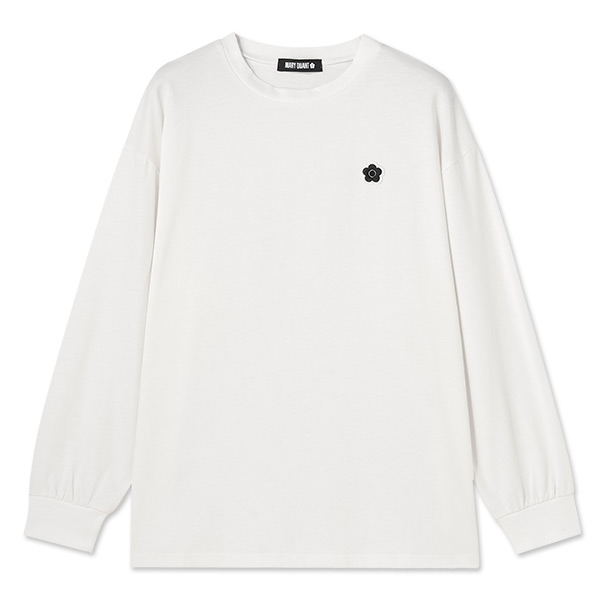 デイジーワッペンロング Tシャツ（ホワイト）