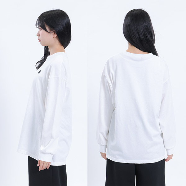 デイジーワッペンロング Tシャツ（ホワイト）