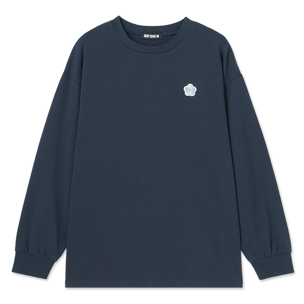 デイジーワッペンロング Tシャツ（ネイビー）