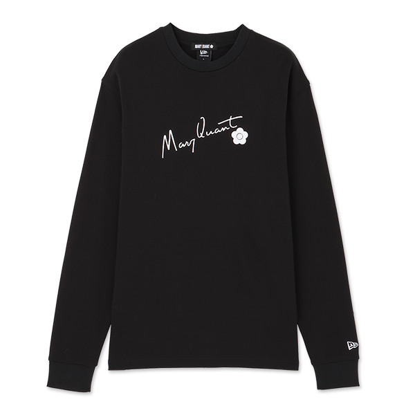 NEW ERA×MARY QUANT サインロゴ プルオーバー（ブラック）