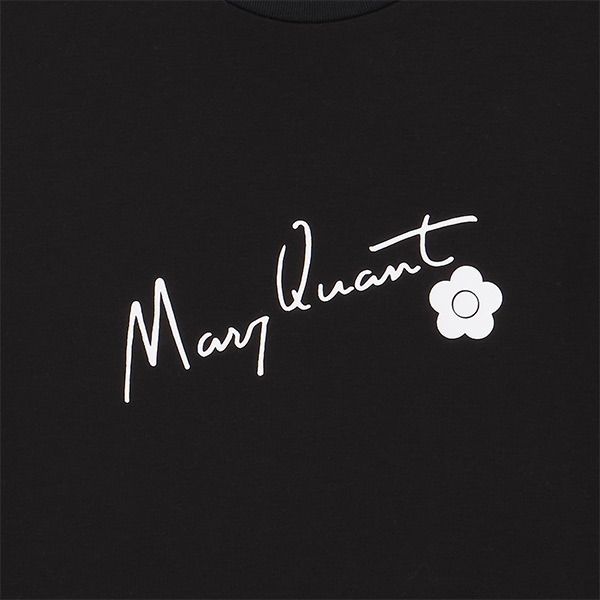 NEW ERA×MARY QUANT サインロゴ プルオーバー（ブラック）