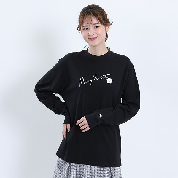 NEW ERA×MARY QUANT サインロゴ プルオーバー（ブラック）