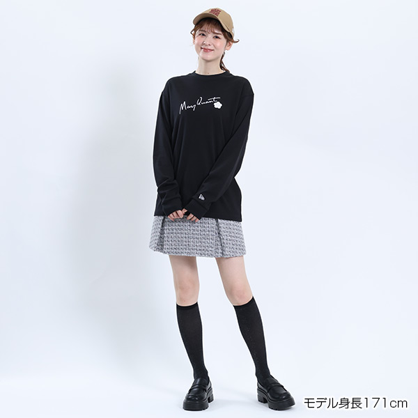 NEW ERA×MARY QUANT サインロゴ プルオーバー（ブラック）