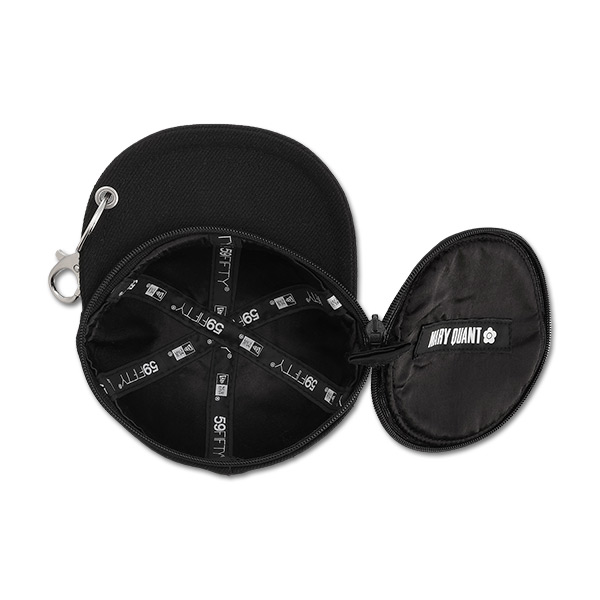 NEW ERA×MARY QUANT BIGデイジー ダイカットポーチ（ブラック）