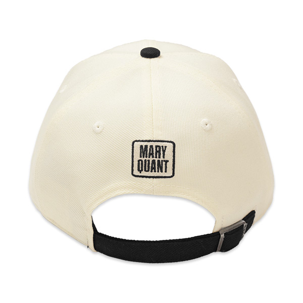 NEW ERA×MARY QUANT BIGデイジー キャップ（ブラック×ホワイト）
