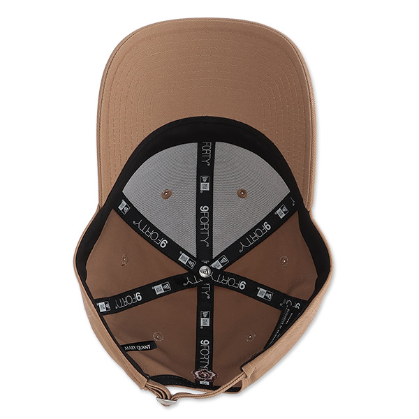 NEW ERA×MARY QUANT アーカイブロゴ キャップ（ベージュ）