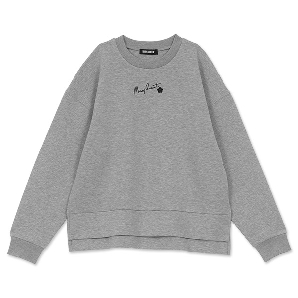 お値下げ♡ マリークワント ポータブル パレード サインロゴボンディング プルオーバー（グレー） | MARY QUANT ONLINE