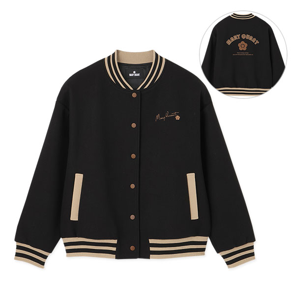 ウールライクスタジャン ブルゾン（ブラック） | MARY QUANT ONLINE