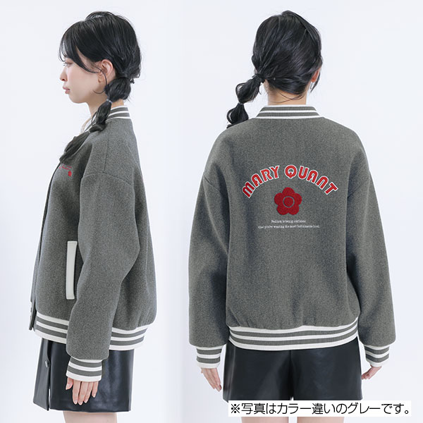全*ら様 スタンリージョンソン グッズ７点(まとめ売りのみ) ウールライクスタジャン ブルゾン（ブラック） | MARY QUANT ONLINE