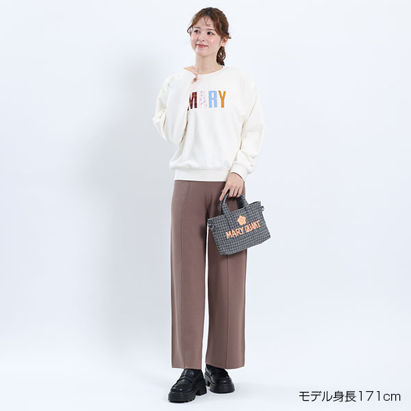 MARYアップリケロゴ プルオーバー（アイボリー）